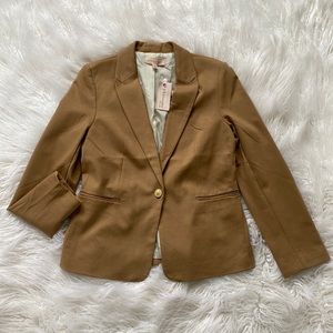 Philosophy tan blazer size 10